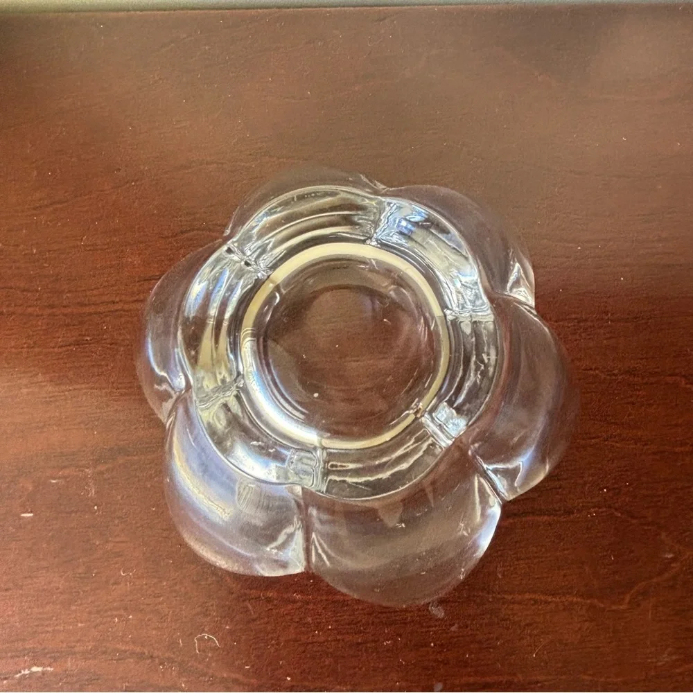 Vintage MIKASA RAMONA Flower Cut Crystal Decorative Flower Vase Arches Heavy 6